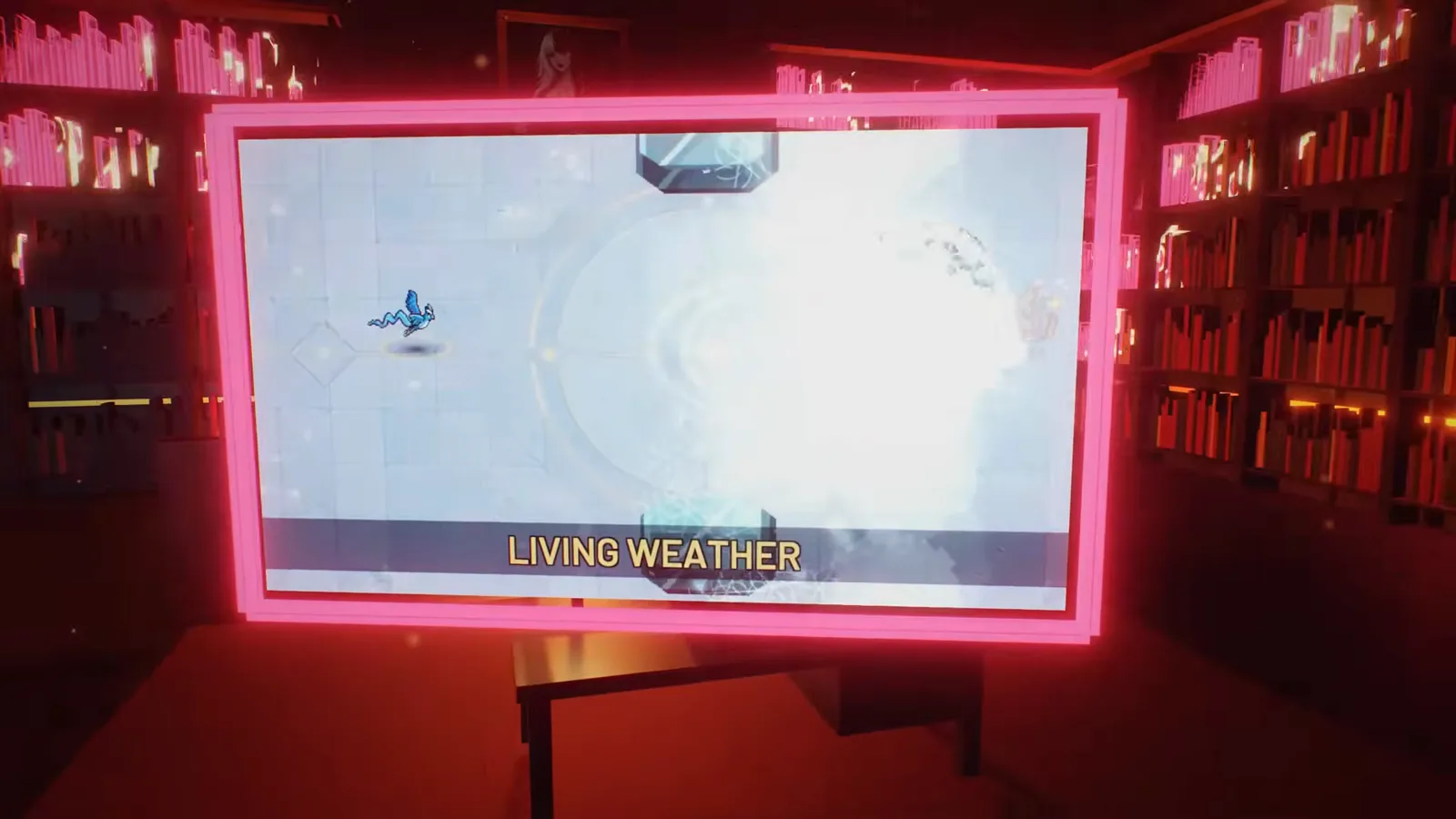 La nieve se va apilando sobre la arena de batalla de Empress 2.0 mientras el combate continúa